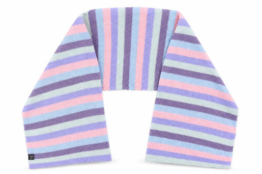 Preworn Girls Pink Striped  Rectangle Scarf Scarves & Wraps One Size  - Purple