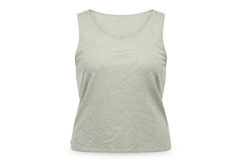 Front view of East women’s green jumper, size L