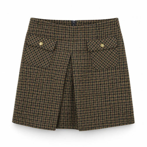F&F  Womens Brown   A-Line Skirt Size 10