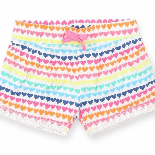 F&F Girls Multicoloured Geometric  Cropped Trousers Size 3-6 Months