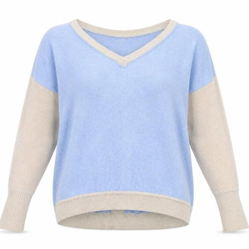 Charli Womens Blue  Knit Pullover Jumper Size XS