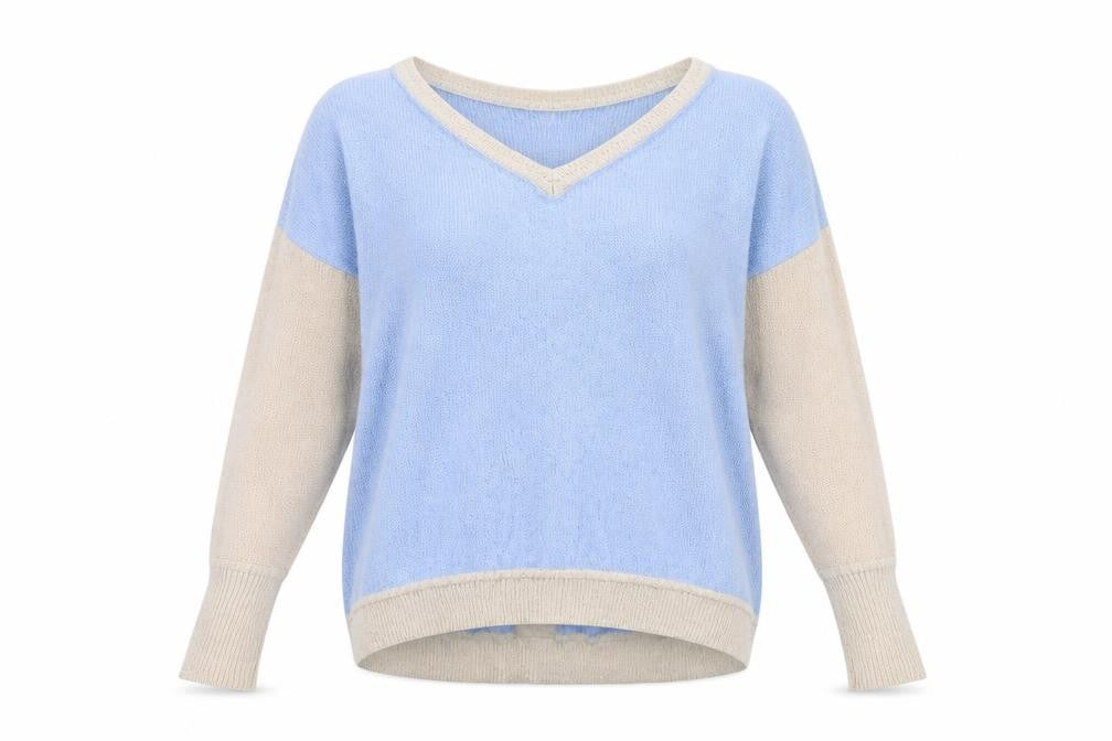 Charli Womens Blue  Knit Pullover Jumper Size XS