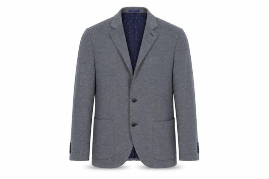 Front view of Canda men’s grey jacket suit jacket, size 40