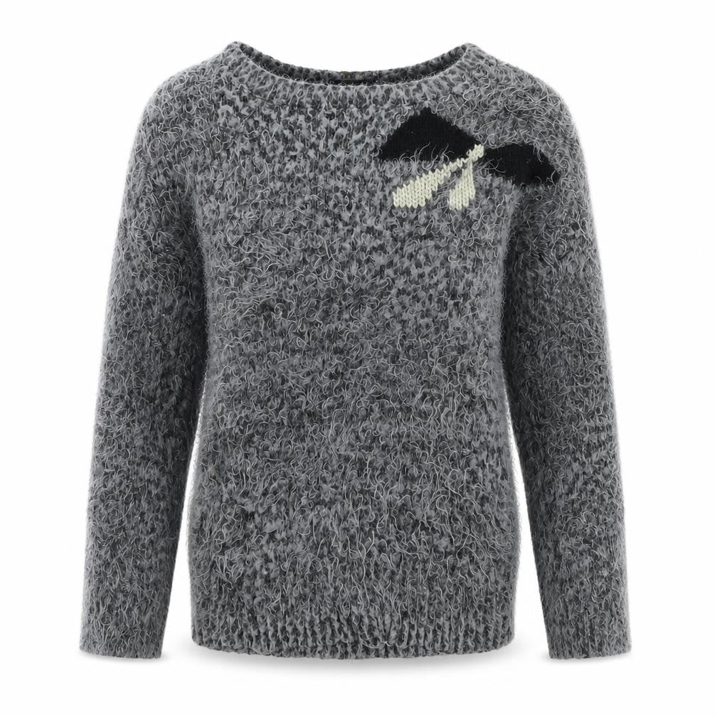 Front view of Club L women’s grey jumper, size S