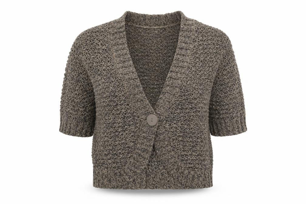 BHS Womens Grey  Knit Cardigan Jumper Size 16