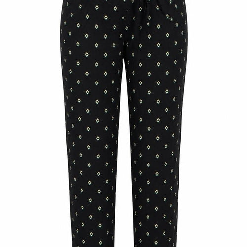 Dorothy Perkins Womens Black Geometric  Trousers  Size 8 L31 in