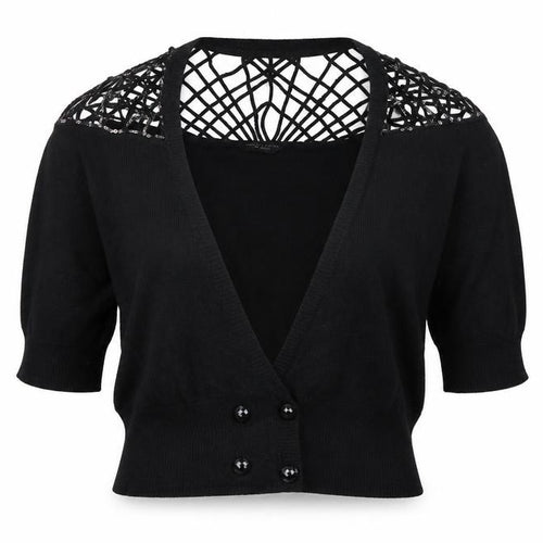 Dorothy Perkins Womens Black   Cardigan Jumper Size 10