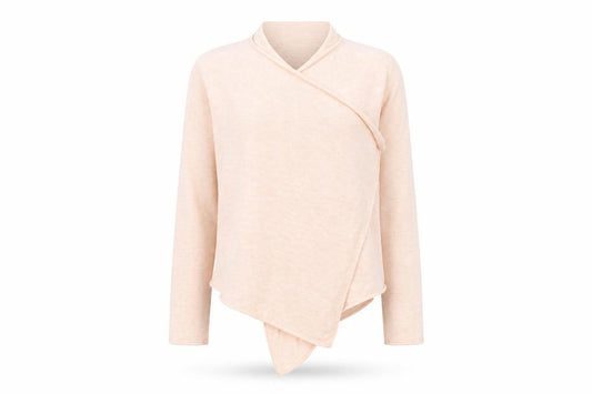 Front view of Matalan girls’ pink cardigan jumper, size 13, years