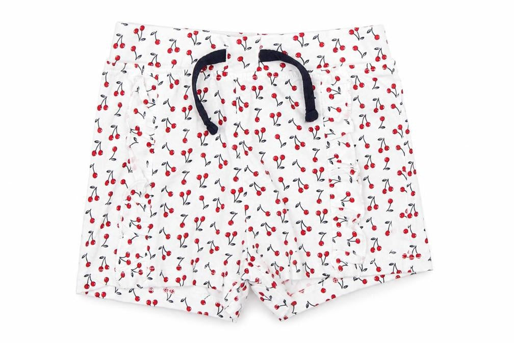 Primark Girls White Polka Dot   Pyjama Pants Size 18-24 Months  - cherries