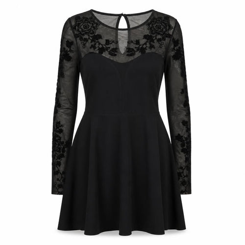 Motel Womens Black   Fit & Flare  Size S
