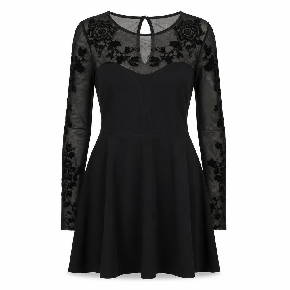 Motel Womens Black   Fit & Flare  Size S