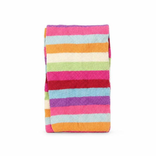Preworn Girls Pink Striped  Scarf Scarves & Wraps One Size