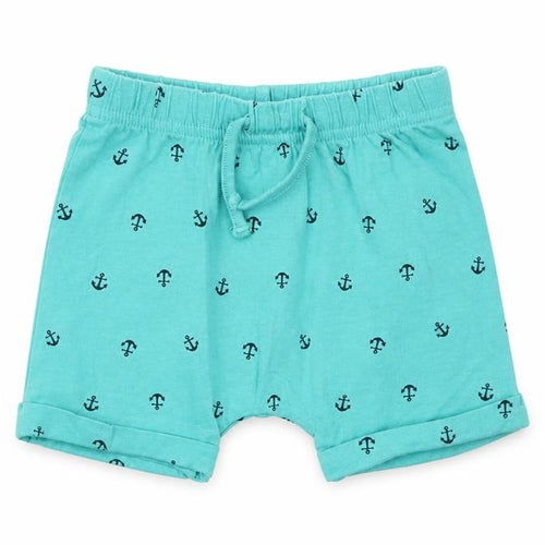 Preworn Boys Green   Cropped Trousers Size 3-6 Months