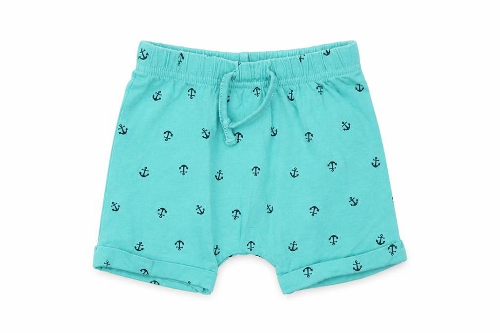 Preworn Boys Green   Cropped Trousers Size 3-6 Months