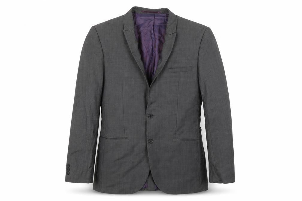 Front view of Next men’s grey jacket suit jacket, size 38