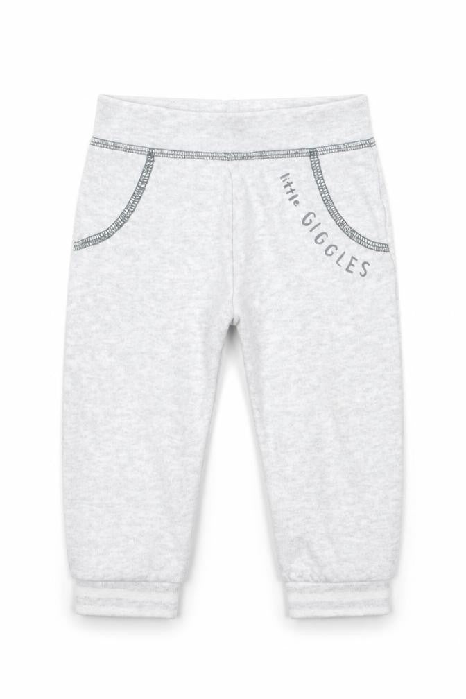 Primark Boys Grey  Ramie Jogger Trousers Size 6 Years