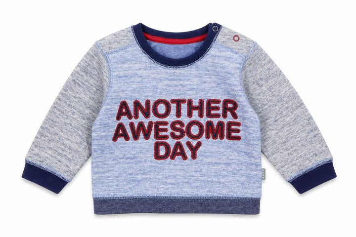 Nutmeg Baby Blue Basic T-Shirt Size 9-12 Months - another awesome day