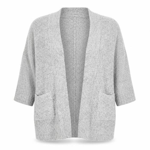Primark Womens Grey  Knit Cardigan Jumper Size S