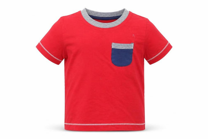 Matalan Boys Red Basic T-Shirt Size 18-24 Months