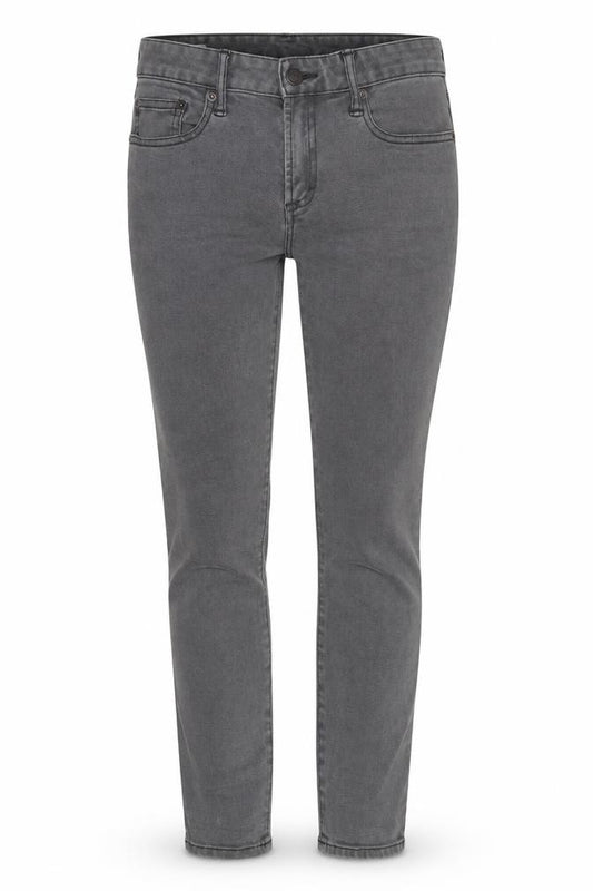 Front view of Gap women’s grey skinny jeans, size UK 26, in, 30-inch leg