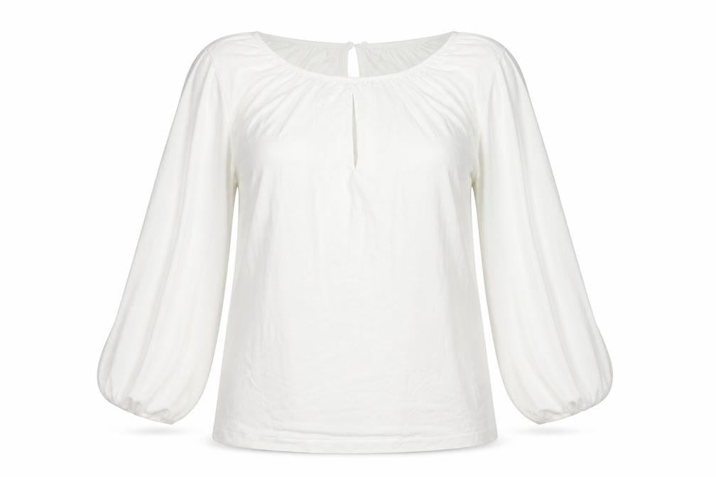 Front view of Next women’s white basic t-shirt, size UK 10