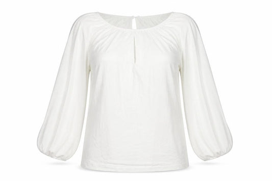Front view of Next women’s white basic t-shirt, size UK 10