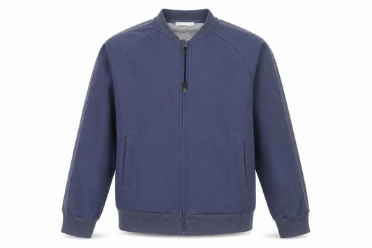 Front view of Next boys’ blue jacket coat, size 11, years