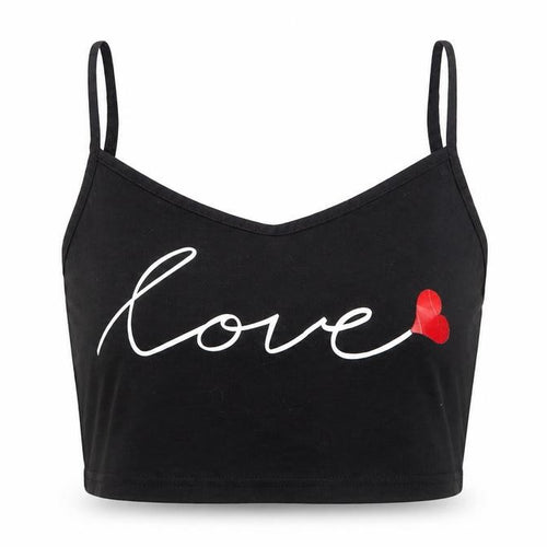 Preworn Womens Black  Jersey Camisole Tank Size S  - Love
