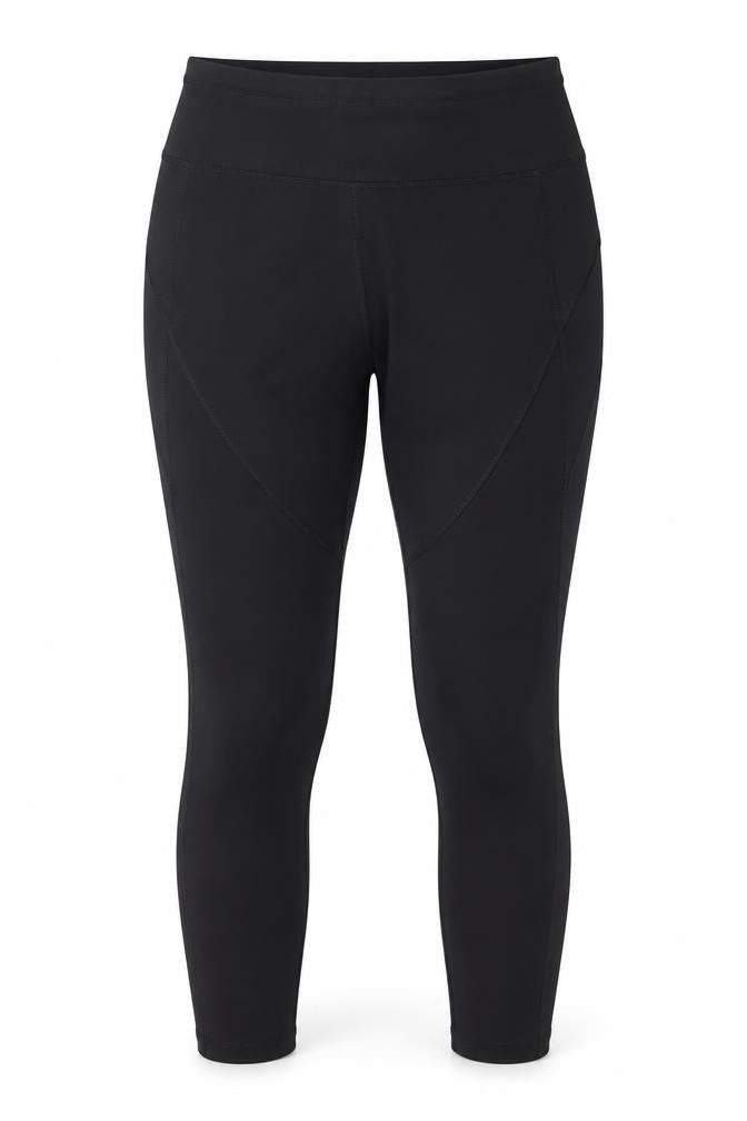 WORKOUT Womens Black  Jersey Capri Leggings Size 10 L26 in