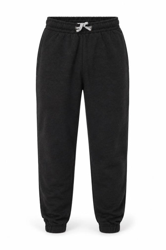 Front view of Cedarwood State men’s red jersey jogger trousers, size S, 28-inch leg