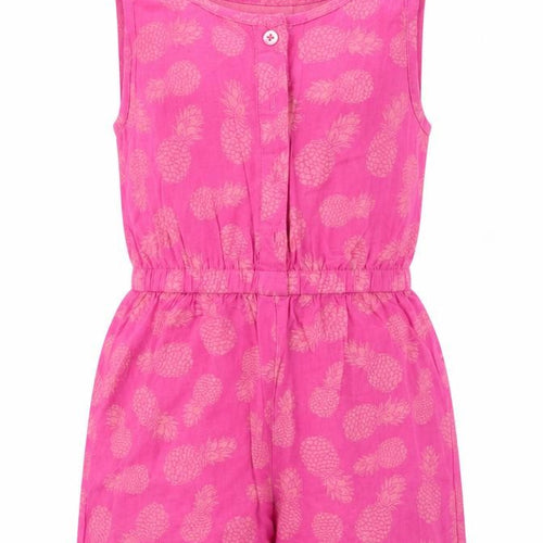 Evie Girls Pink Spotted  Playsuit One-Piece Size 2 Years  - Pineapple