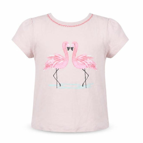 Mini Club Girls Pink   Basic T-Shirt Size 3 Years  - Flamingo