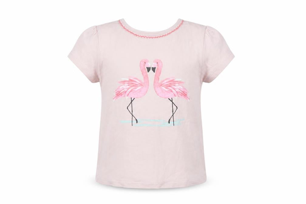 Mini Club Girls Pink   Basic T-Shirt Size 3 Years  - Flamingo