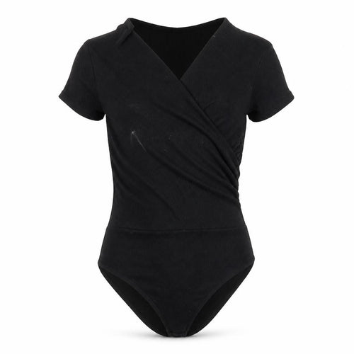 Boohoo Womens Black   Bodysuit One-Piece Size 8