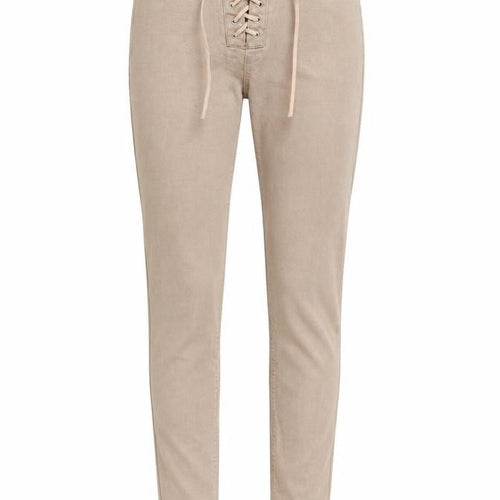 Vice Womens Beige  Denim Skinny Jeans Size 8 L28 in - lace up detail