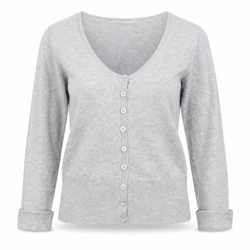 M&Co Womens Grey   Cardigan Jumper Size S