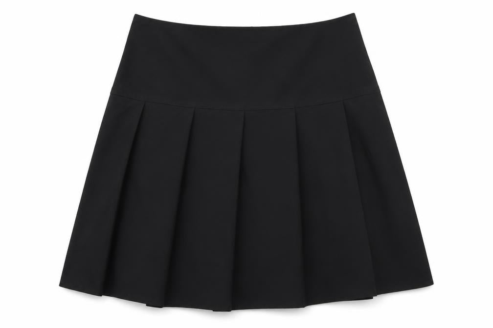 M&S Womens Black   Flare Skirt Size 31 in