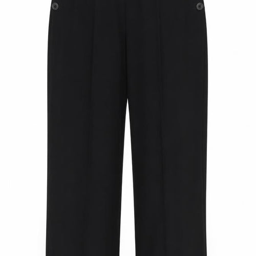 M&S Womens Black   Trousers  Size 14 L28 in