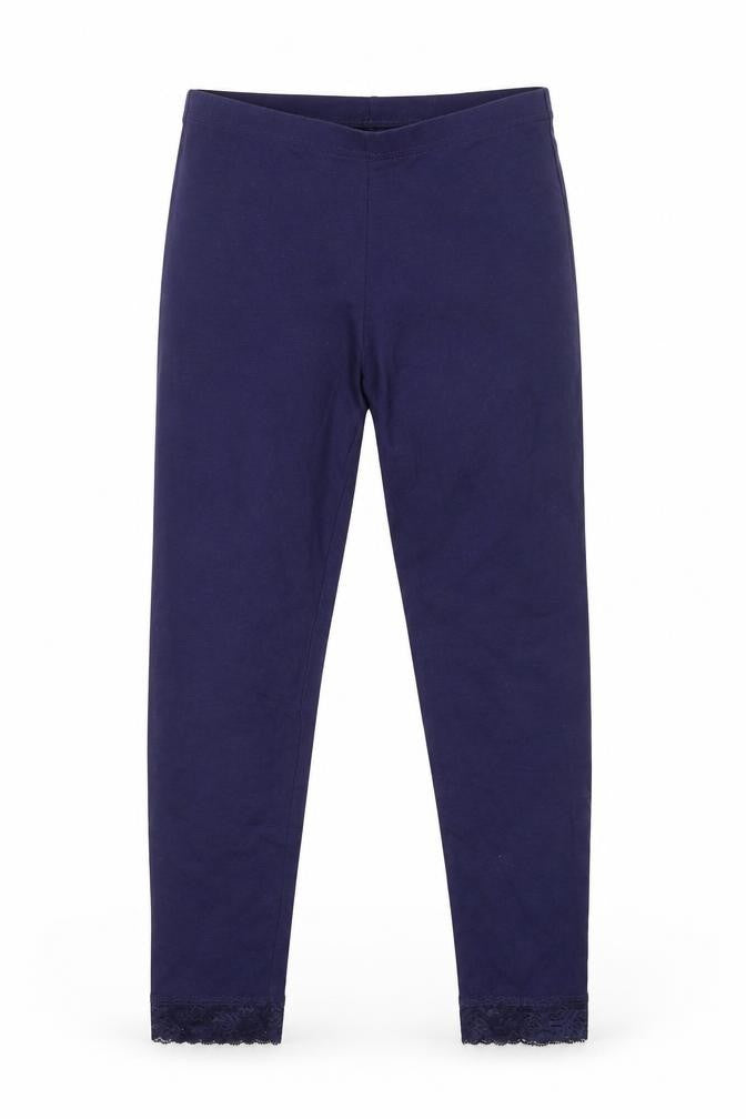 George Girls Blue Colourblock  Jegging Trousers Size 13-14 Years - lace legs