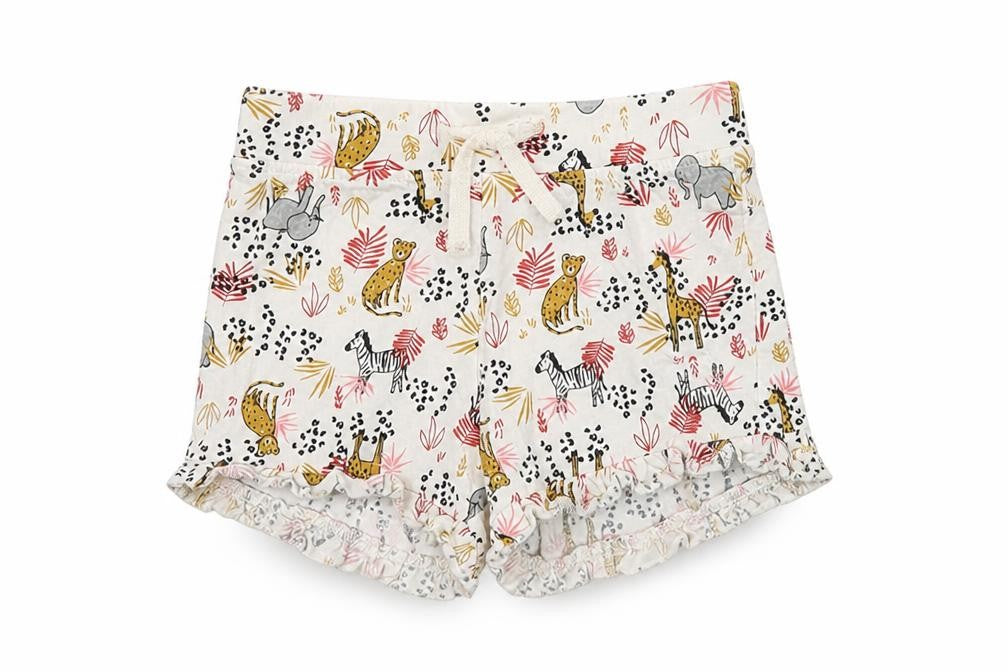 Primark Girls Beige Animal Print  Capri Leggings Size 12-18 Months  - Shorts