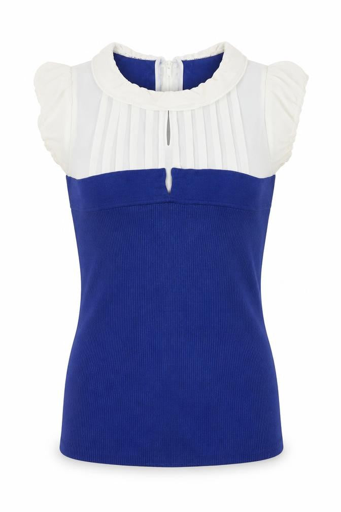 JJ Park Womens Blue   Basic Blouse Size M