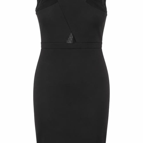 Preworn Womens Black   Pencil Dress  Size 8