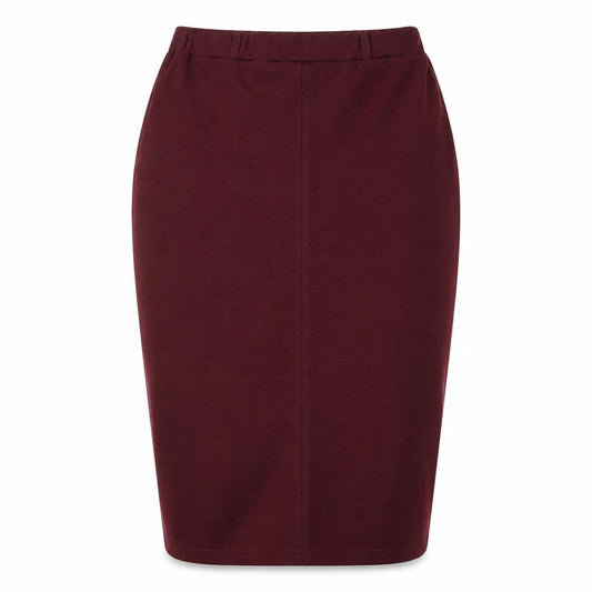 Front view of Atmosphere women’s pink bandage skirt, size UK 8