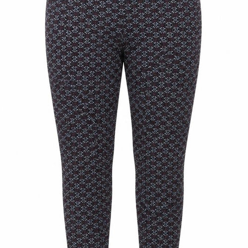 ASOS  Womens Black Geometric  Trousers  Size 14 L24 in