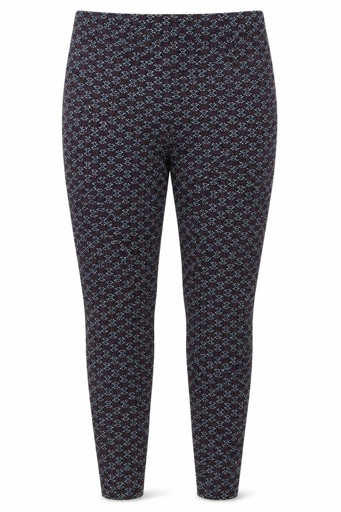 ASOS  Womens Black Geometric  Trousers  Size 14 L24 in