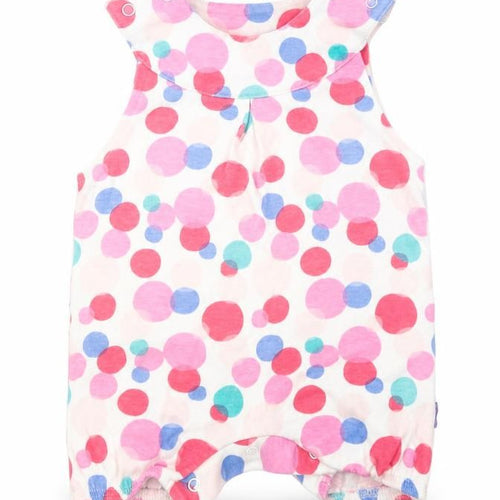 M&S Baby White Spotted  Babygrow One-Piece Size 0-3 Months