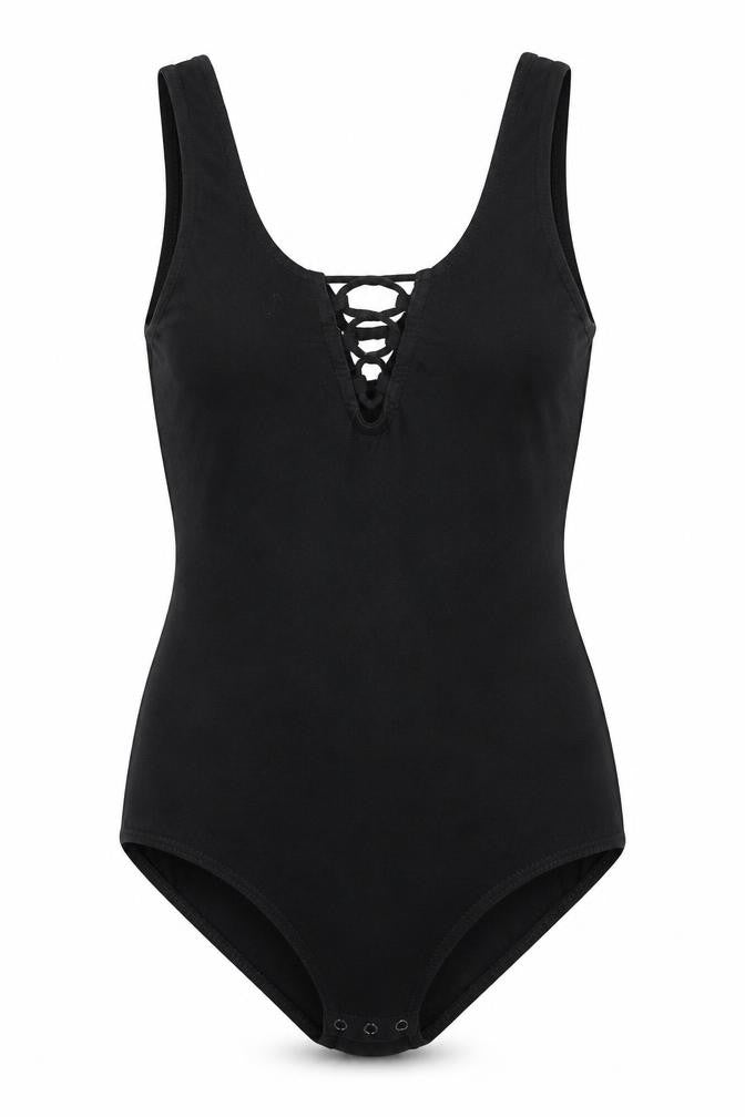 Divided Womens Black   Bodysuit One-Piece Size S