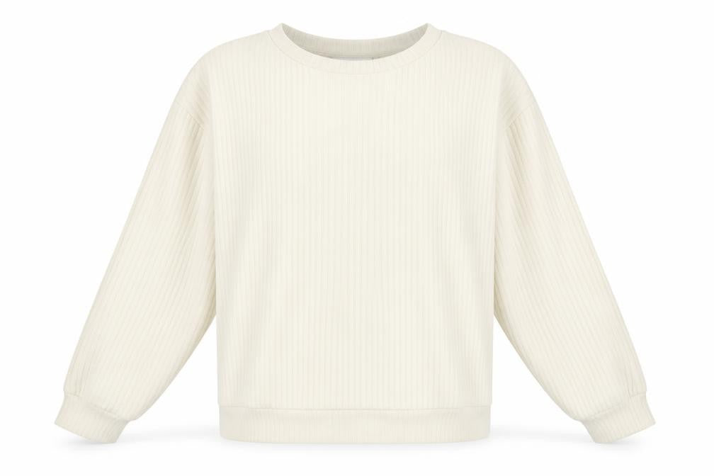 Front view of Topshop women’s ivory jumper, size M