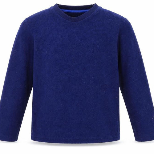 F&F Boys Blue  Fleece Pullover Sweatshirt Size 7-8 Years