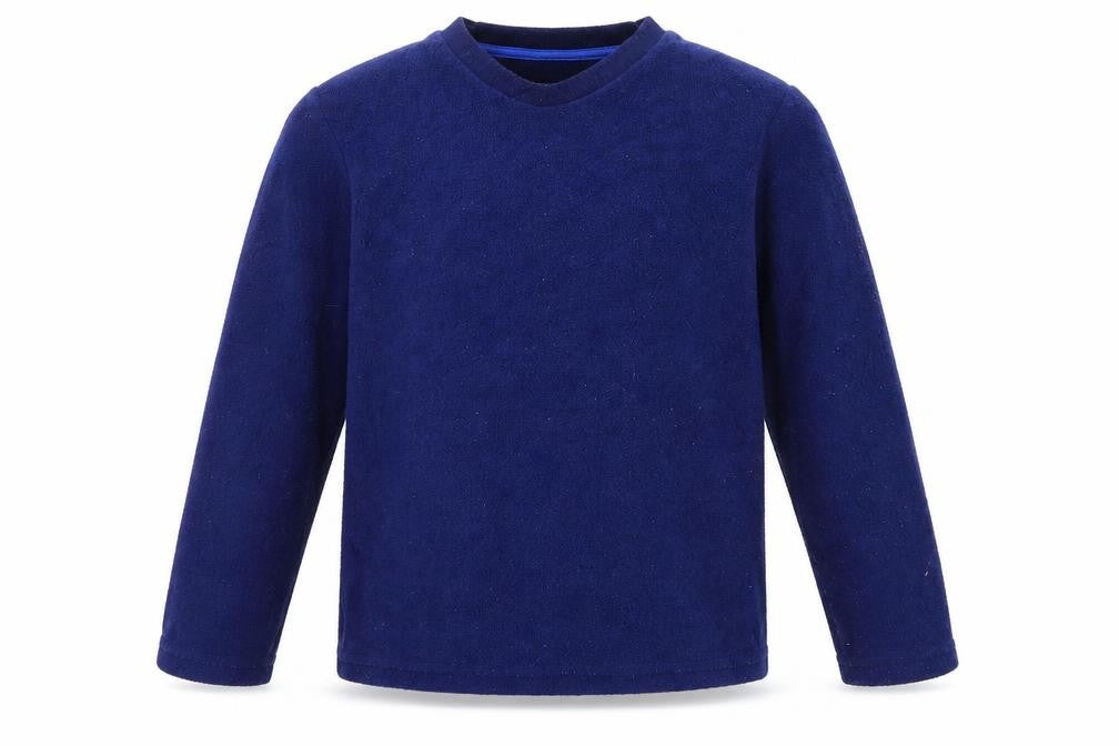 F&F Boys Blue  Fleece Pullover Sweatshirt Size 7-8 Years